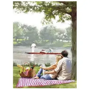 Anatolian Puzzle 1137 1000 pièces Picnic by the river (1000 pièces) pas cher
