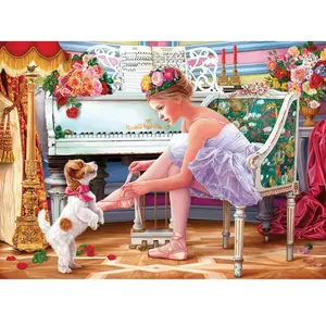 ANATOLIAN Puzzle 1000 pièces - Ballerine et son chiot pas cher