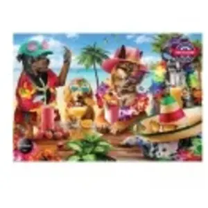 Perre / Anatolian Puzzle Anatolien - Chiens de fête tropicale, 1000 pièces pas cher