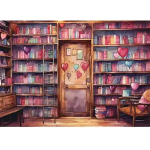 Yazz Puzzle 1000 pièces : Bibliothèque romantique pas cher