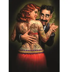 Magnolia Lydia the Tattooed Lady 3402 pas cher