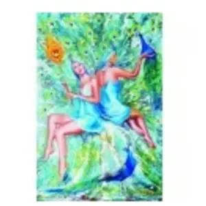 Gold Puzzle Paons Puzzle-61307 pas cher