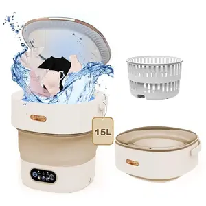 UVERBON Mini machine à laver pliable 15L 22W portable 2 en 1 3 modes d...Vendu parcdiscount