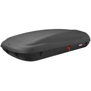 OMAC Coffre de toit 400 litres en fibre de carbone texturée homologué ...Vendu parcdiscount