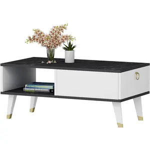 Kalune Design, Table basse, Sean (90 x 45 x 42.4 cm) pas cher