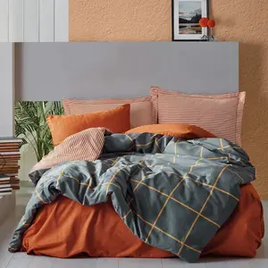 L'essentiel, Linge de lit, Stark Ranforce Quilt Cover Set (Set de linge de lit, 140 x 200 cm) pas cher