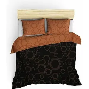 Parure de lit - 129CTN62708 - 1 housse de couette 220 x 240 cm + 2 tai... pas cher
