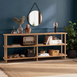 Bibliothèque - EMOB - Dora - 180 cm - 74 cm - Bois mélaminé 25 mm pas cher