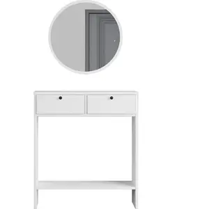 Hanah Home, Commode + buffet, Aubrie (80.5 x 90 x 24 cm) pas cher