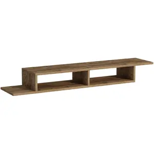 Kalune Design, Meuble TV, Reece (120 x 18,5 x 29,5 cm) pas cher