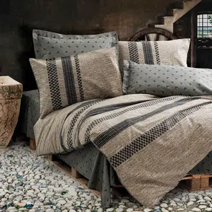 L'essentiel Parure de lit - 1 housse de couette 140 x 200 cm + 2 taies... pas cher