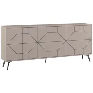 MENZZO Buffet bas contemporain Santos 184cm Bois MokaVendu parrakuten