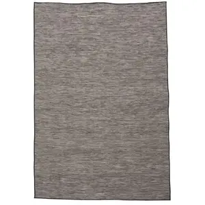 MERINOS Tapis extérieur kilim 160x220 gris foncé rectangle sundance pas cher