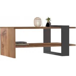 Table basse en mélamine 100% - EMOB - Contemporain - Design - Marron pas cher