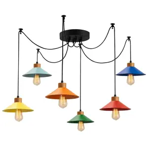 KOBO Living Hanglamp Manavgat Rainbow 6LVendu pargalaxus