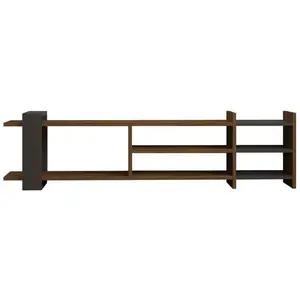 Comparateur de prix : DECORATIE Meuble Tv Design Zeyna - L. 156 X H. 40 Cm - Gris Anthracite