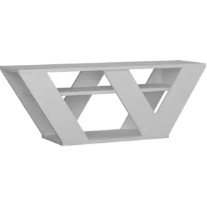 BOBOCHIC Meuble Tv Design Pipralla - L. 110 X H. 40 Cm - Blanc pas cher