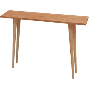 MENZZO Console style scandinave Arakiel Bois Chêne clair pas cher