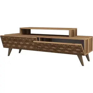 Hanah Home, Meuble TV, Duke (140 x 41.8 x 48.8 cm) pas cher