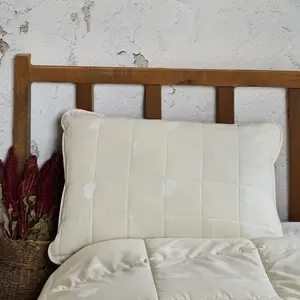 Merkloos / Sans marque Asir Kussen 100% KATOEN Wol Vulling 1000 gr/stk Afmeting: 50 x 70 cm pas cher