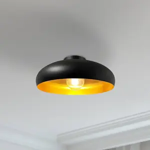 Comparateur de prix : Bamyum Androa Plafondlamp Zwart Moderne Woonkamer (Zwart-Kopfer)