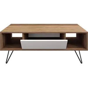 Hanah Home, Table basse, Jeanne (120 x 60 x 45.6 cm) pas cher