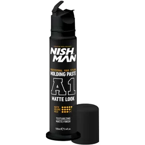 Nishman A1 Texturizing Matte Hair Molding Paste 100 ml   Pâte modelante mat texturisante pas cher