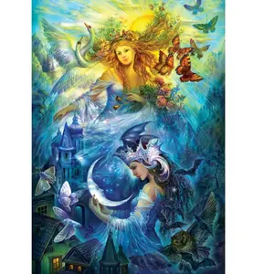 Art Puzzle Les Princesses du Jour et de la Nuit Puzzle-5218 pas cher