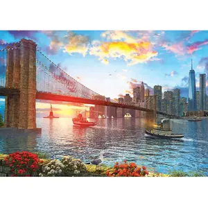 Art Puzzle Coucher de Soleil à New York Puzzle-5185 pas cher