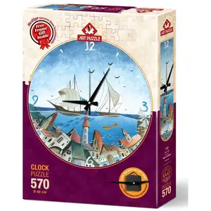 Art Puzzle Puzzle Horloge - Ville Acquatique Puzzle-5103 pas cher