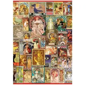 Art Puzzle Art Nouveau Poster Collage Puzzle-5407 pas cher