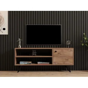 Comparateur de prix : Habitat et jardin Meuble TV en bois "Jena" - 120 x 29 x 50 cm - Pin At...