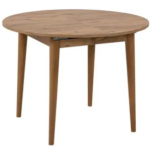 Table repas en aggloméré avec allonge Vina chêneVendu parcdiscount