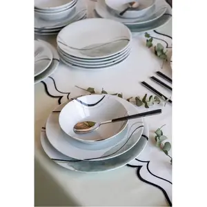Asir - Dinerset (24-delig) - Veelkleurig - 27 x 27 cm