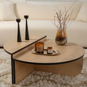 Comparateur de prix : CALICOSY Table Basse En Aggloméré Podium