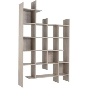 CALICOSY - Etagère 18 tablettes H188 cm - Manco - Travertin-Travertin pas cher