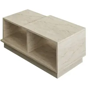 Homitis, Table basse, Look Consept Travertine pas cher