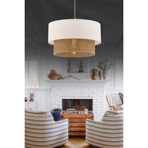 Lustre echo - beige blanc 88646523Vendu parbol
