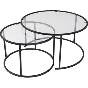 Skye Decor, Table basse, Aurum Coffee Table Set (80 x 43 x 80 cm) pas cher