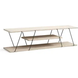 Hanah Home, Meuble TV, Canaz (120 x 33 x 30 cm) pas cher