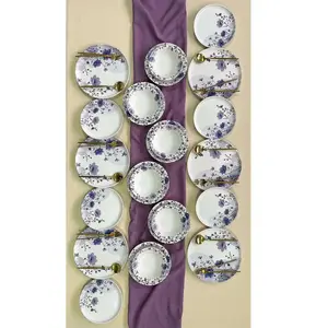 Asir - Eetset (24-delig) - Veelkleurig - 100% KERAMIEK - 30 x 33 x 27 ... pas cher