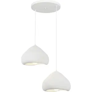 Opviq, Suspension, Lora Luna Two Socket Chandelier (E27) pas cher