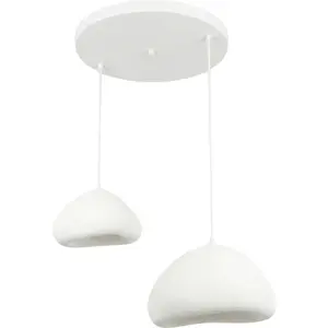 Opviq, Suspension, Lora Luna Two Socket Chandelier (E27) pas cher