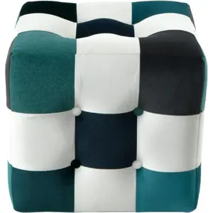 Atelier del Sofa, Tabouret, Patchwork PouffeVendu pargalaxus