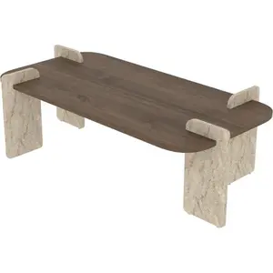 Hanah Home, Table basse, Leapiri Coffee Table (120 x 35 x 60 cm) pas cher