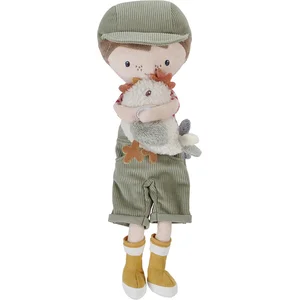 Little Dutch Poupée Jim ferme avec poule (35 cm) pas cher