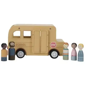 Little Dutch Bus scolaire avec figurines pas cher