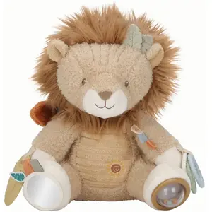 Little Dutch Safari Friends Activiteitenknuffel Leeuw pas cher