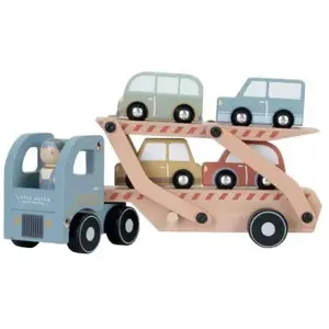 Little Dutch Camion porte-voiture en bois pas cher