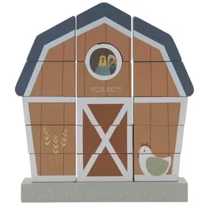 Ferme à empiler en bois Little Farm pas cher